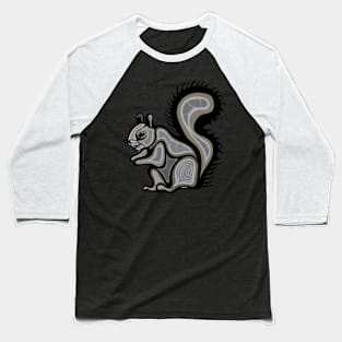 Squirrel Ajidamoo ᐊᒋᑕᒧᐅ Indigenous WAWEZHI CANADA Baseball T-Shirt